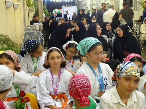 گزارش تصویری|مراسم جشن قهرمانی ورزشی -انتخابی تیم ملی فرزندان شهر راز در کوی امام علی (ع)