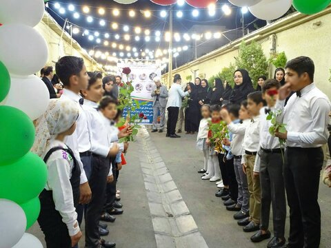 گزارش تصویری|مراسم جشن قهرمانی ورزشی -انتخابی تیم ملی فرزندان شهر راز در کوی امام علی (ع)