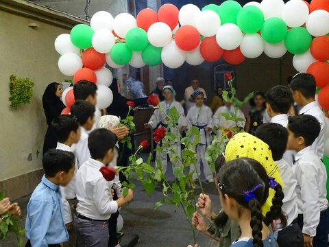گزارش تصویری|مراسم جشن قهرمانی ورزشی -انتخابی تیم ملی فرزندان شهر راز در کوی امام علی (ع)