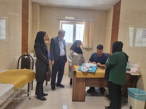 شیراز|بازدید پایگاه های ثابت برنامه غربال شنوایی نوزادان و شیر خواران