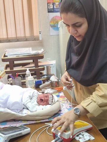 شیراز|بازدید پایگاه های ثابت برنامه غربال شنوایی نوزادان و شیر خواران