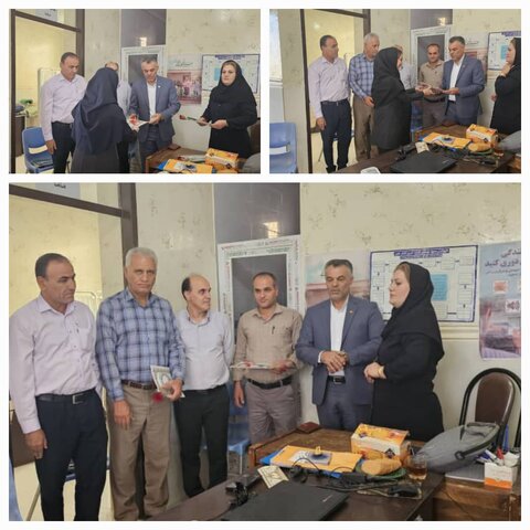 رئیس بهزیستی ایذه از بهورزان روستای بردگپی تجلیل کرد