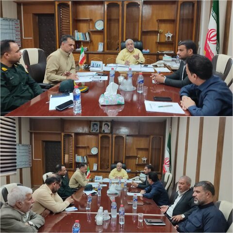 برگزاری جلسه ساماندهی متکدیان در شادگان با حضور مسئولان شهرستان