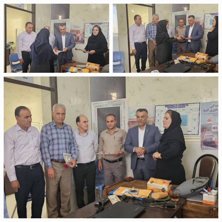 رئیس بهزیستی ایذه از بهورزان روستای بردگپی تجلیل کرد