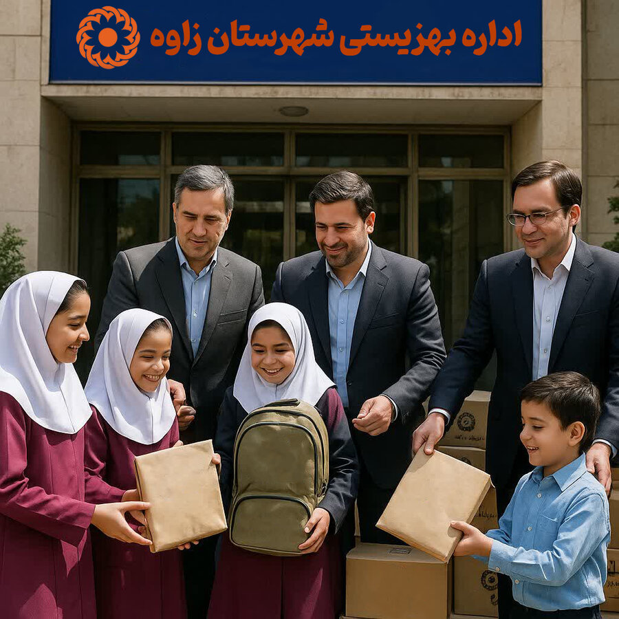 به همت دادگستری زاوه، ۱۴۰ دانشآموز بهزیستی صاحب لوازمالتحریر شدند