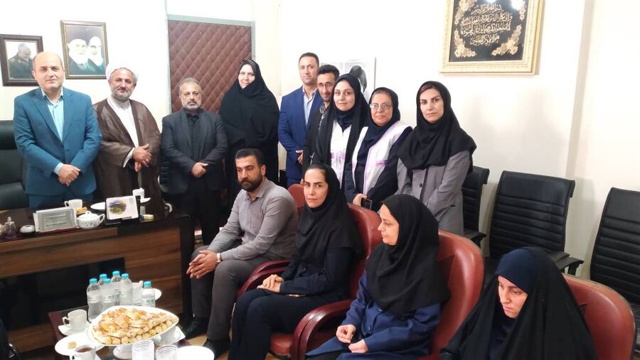 دیدار مدیرکل با همکاران بهزیستی رودبار