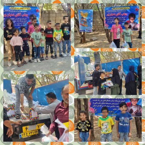 اهدای ۲۲۵ بسته لوازم‌تحریر به دانش‌آموزان زیر پوشش بهزیستی آغاجاری