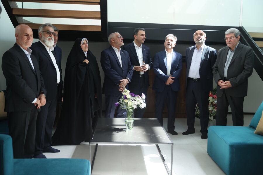 مراسم افتتاح خانه روشنای امید ایرانیان