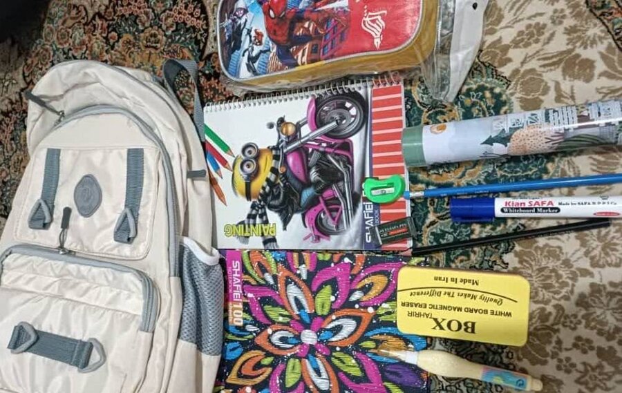 یازده پک آموزشی ، هدیه خیّر نیکوکار سردشتی به دانش‌آموزان تحت پوشش بهزیستی