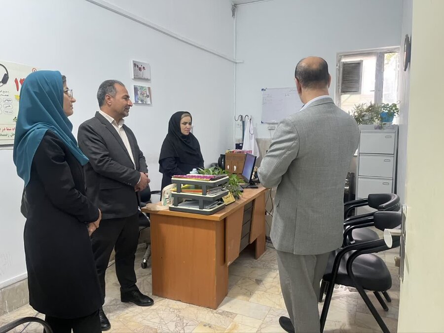 بازدید کاظم زاده سرپرست اداره کل بهزیستی خراسان شمالی از سامانه تلفنی  1480 و 123 و مراکز نگهداری کودکان استان  