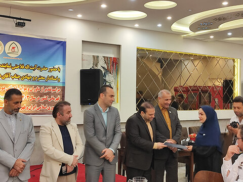 مراسم تقدیر از داوران و عوامل اجرایی مسابقات قهرمانی والیبال نشسته ساحلی سال ۱۴۰۳ و قهرمانان پارا آسیایی هانگژوی چین