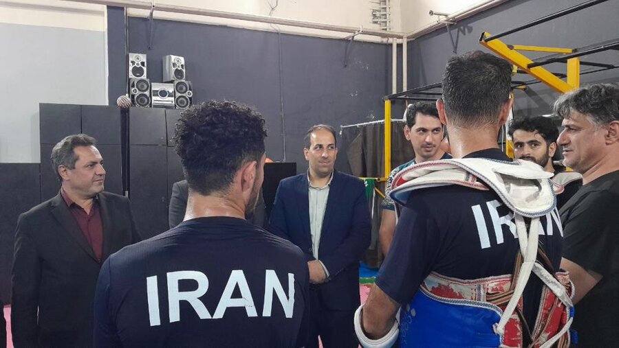 بازدید فرماندار بندرانزلی از اردوی تیم ملی تکواندو ناشنوایان