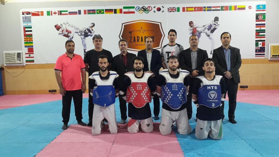 بازدید فرماندار بندرانزلی از اردوی تیم ملی تکواندو ناشنوایان