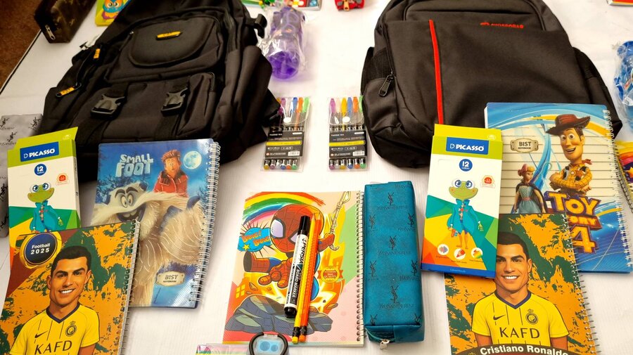 پویشی برای لبخند دانش‌آموزان چالدرانی