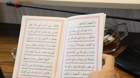 گزارش تصویری از برگزاری زیارت عاشورا به مناسبت هفته دفاع مقدس