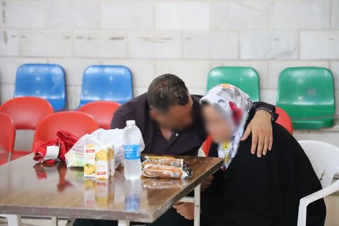 دیدار فرزندان بهزیستی با خانواده های خود در زندان