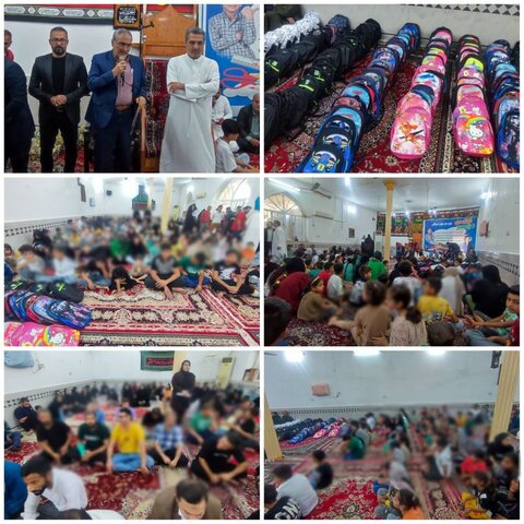 توزیع ۳۰۰ بسته لوازم‌تحریر میان دانش‌آموزان نیازمند در شوش