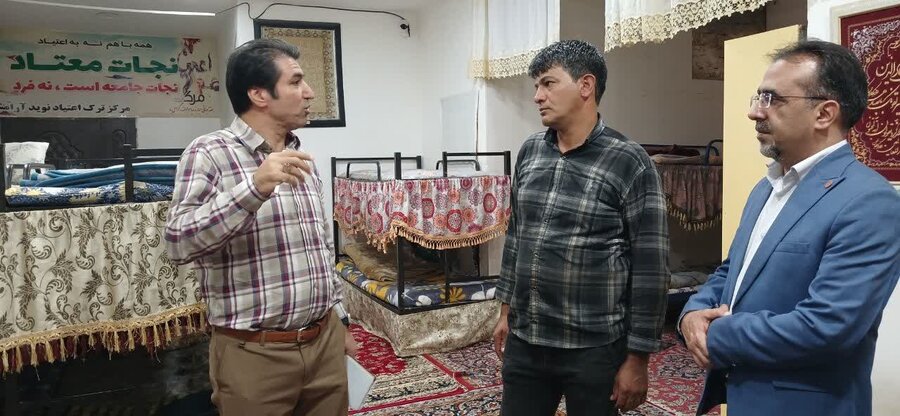 ارزیابی جامع مراکز ماده ۱۵ بجستان توسط کارشناسان دفتر اعتیاد استان