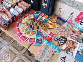 گزارش تصویری| توزیع لوازم تحصیلی به فرزندان خانواده های نیازمند اسکو