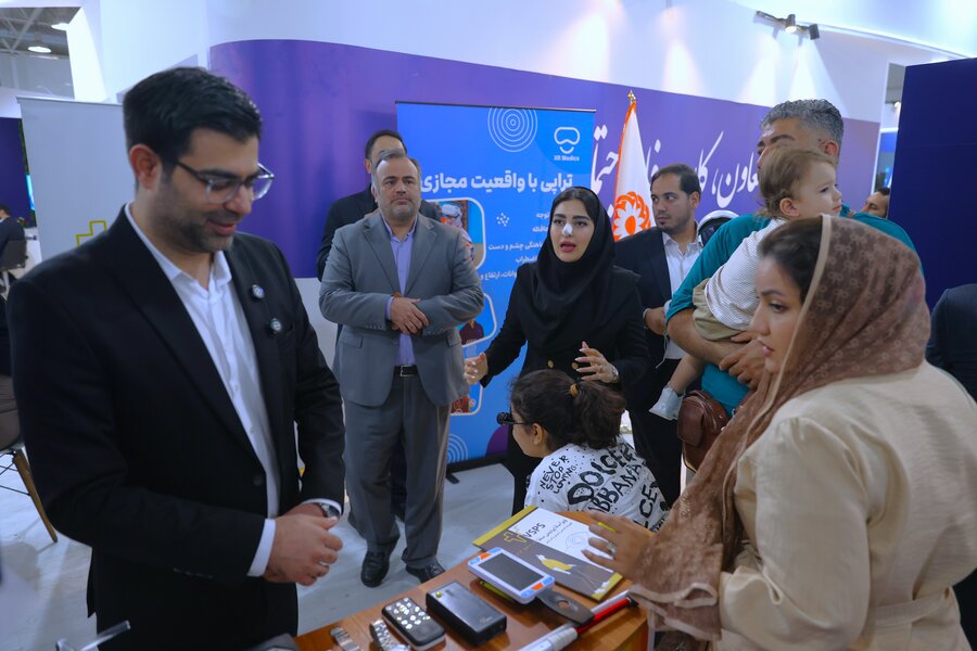 غرفه سازمان بهزیستی کشور در بیست و هشتمین نمایشگاه الکامپ