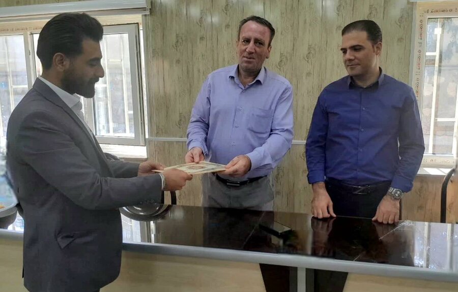 گرامیداشت روز سرباز در اداره بهزیستی شهرستان میاندوآب