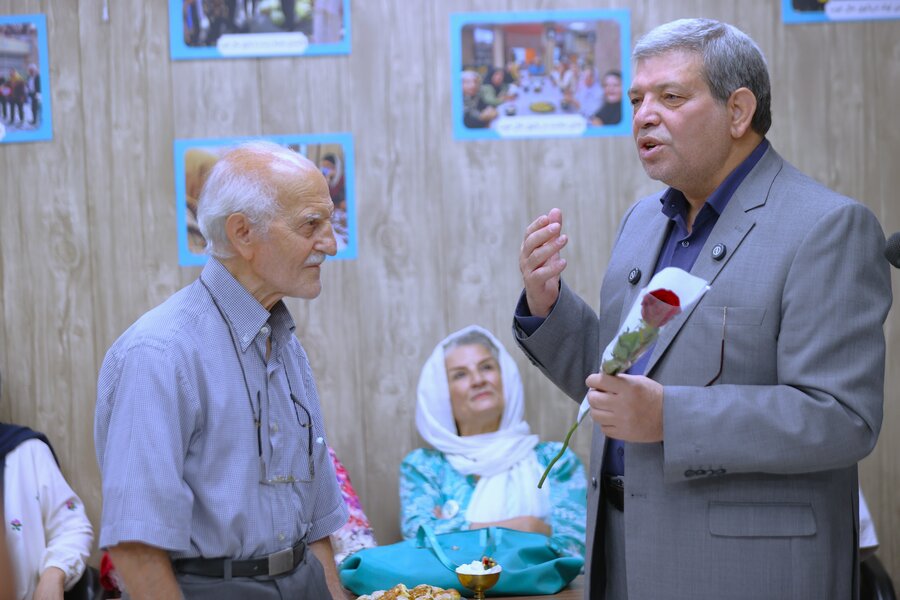افتتاح پویش رز مهربانی