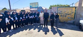 بازدید دانشجویان دانشگاه فرهنگیان ،دانش آموزان و کادر مدرسه علامه حلی از مرکز سالمندان فردوس به مناسبت روز جهانی سالمندان