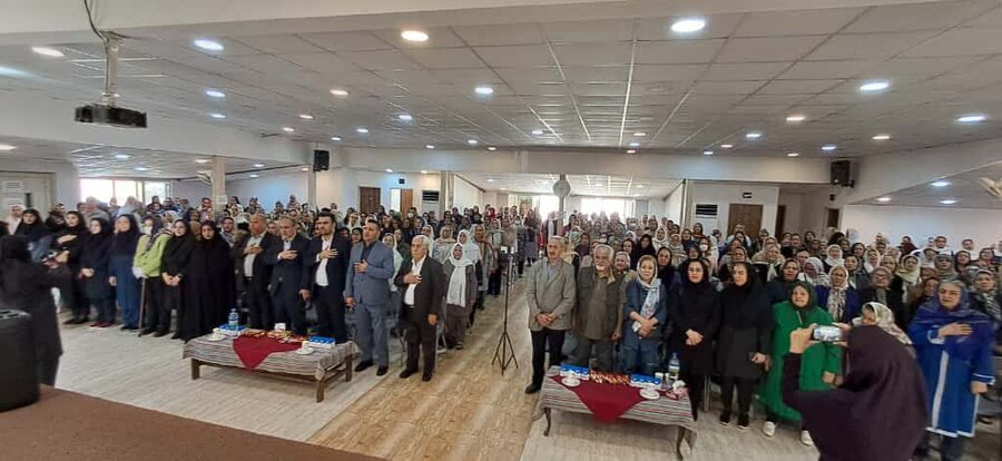 مراسم گرامیداشت هفته سالمند در کانون جهان‌دیدگان گرگان برگزار شد