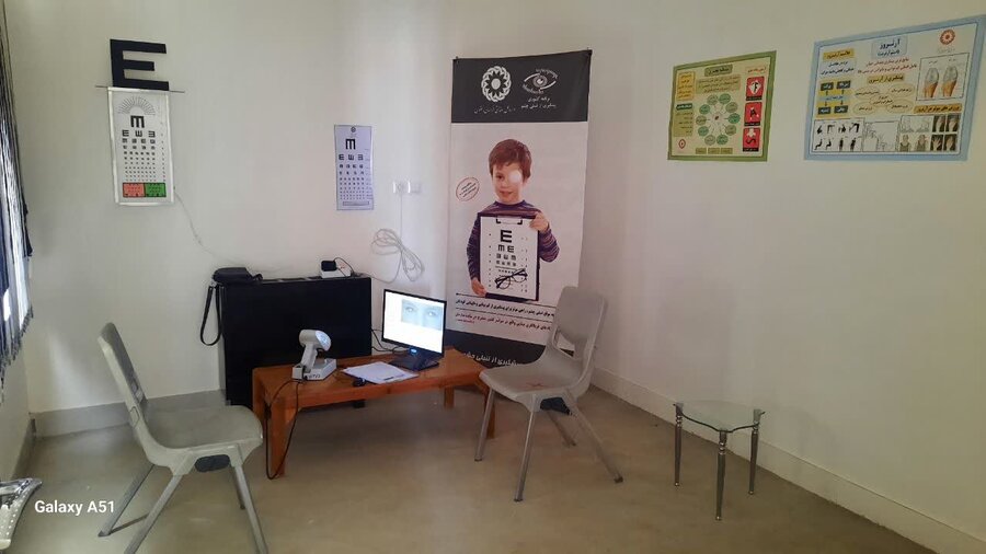 پایگاه دائمی غربالگری بینایی کودکان در فیروزه آغاز به کار کرد