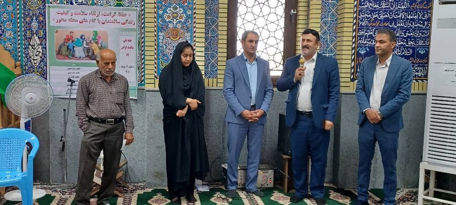 دیلم| برگزاری مراسم گرامیداشت هفته سالمند در شهرستان دیلم