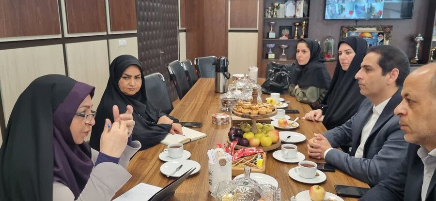 دیدار و گفتگو مدیرکل بهزیستی گلستان با رئیس دانشگاه آزاد اسلامی آزادشهر