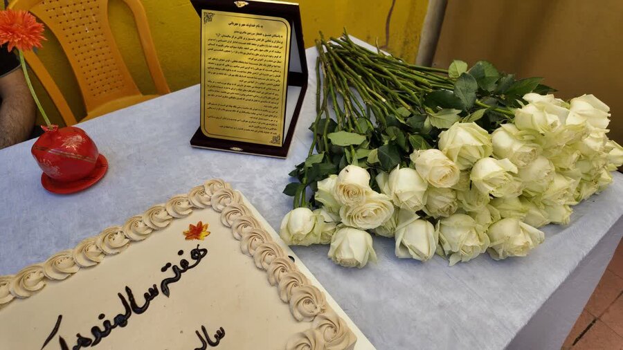 پویش «رُز مهربانی» به مناسبت روز جهانی سالمند در سنندج برگزار شد