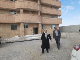 گزارش تصویری| بازدید از ساختمان جدیدالاحداث خانه مهر بناب