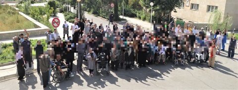 به مناسبت گرامیداشت روز جهانی سالمندان؛همایش پیاده‌روی و ورزش سالمندان در بوستان کهریزک برگزار شد