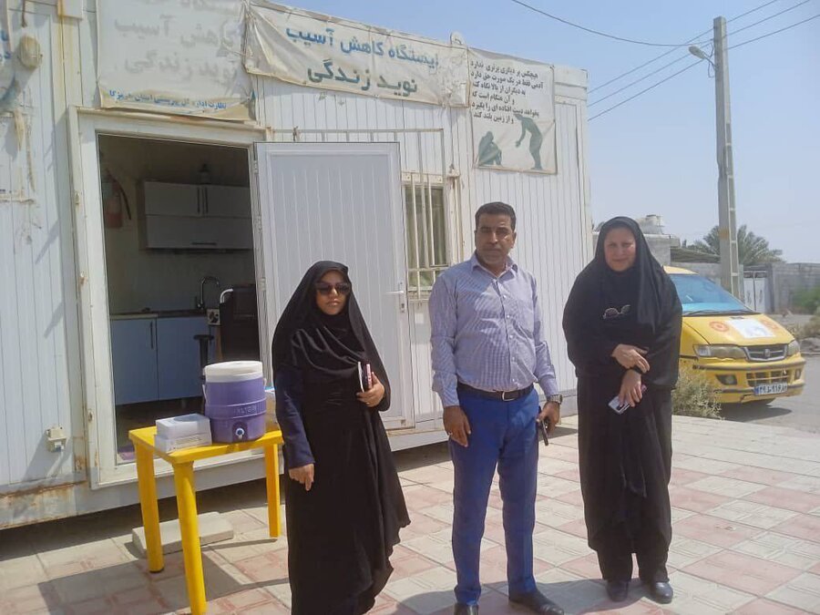 میناب | بازدید از مراکز کاهش آسیب و مرکز صیانت اجتماعی و توانمندسازی بهبود یافتگان اعتیاد