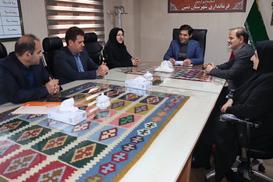 تکریم و معارفه سرپرست بهزیستی شهرستان نمین