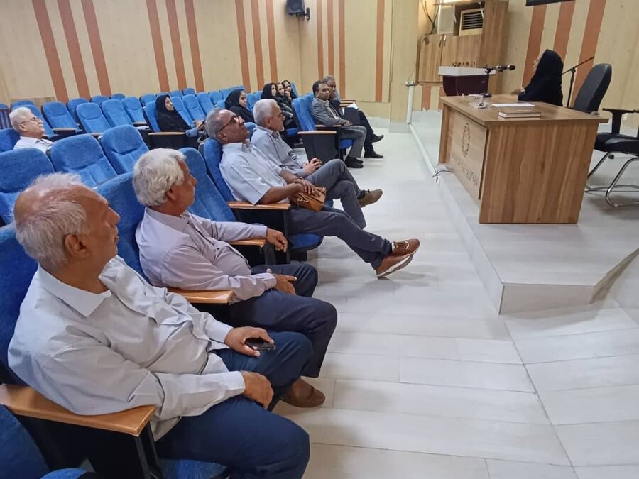 برگزاری کارگاه ارتقای سلامت روان ویژه بازنشستگان بهزیستی هرمزگان 