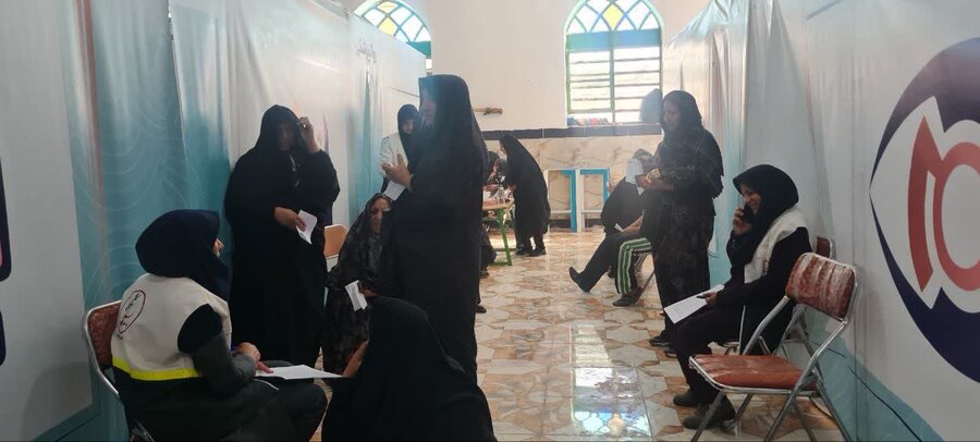 برگزاری اردوی جهادی درمانی در روستاهای همجوار معدن میدوک