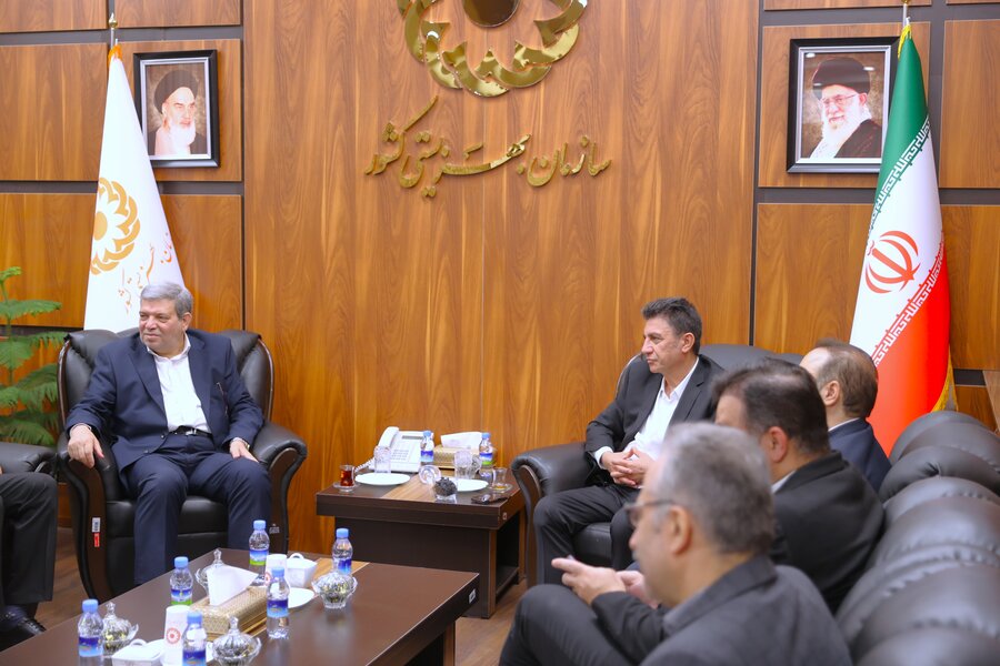 دیدار سرمربی تیم ملی ایران با رئیس سازمان بهزیستی کشور