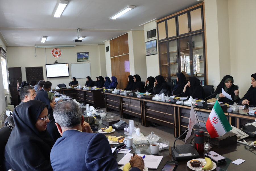 جلسه کارگروه مراکز مثبت زندگی با حضور دکتر عقیلی آشتیانی، رییس اداره راهبری  مراکز مبت زندگی سازمان بهزیستی کشور