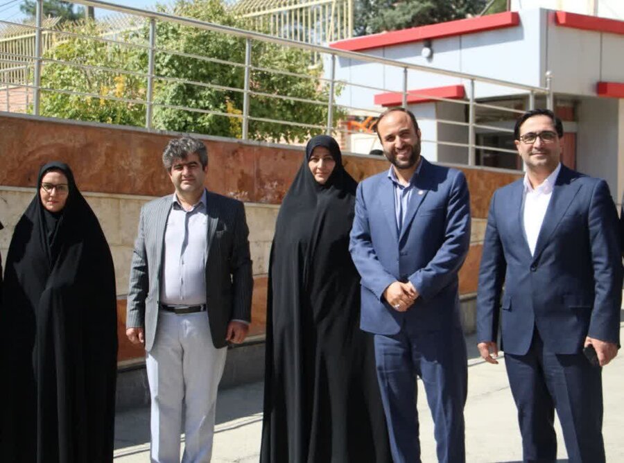 بازدید مشترک مسئولان بهزیستی و دادگستری از شیرخوارگاه معتضدی