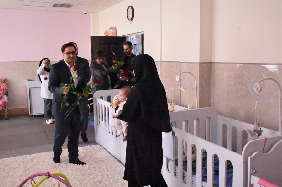 بازدید مشترک مسئولان بهزیستی و دادگستری از شیرخوارگاه معتضدی