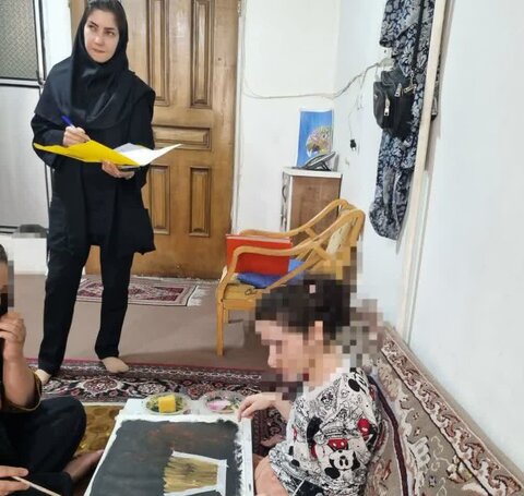 کرج | بازدید از نحوه ارائه خدمات به توانخواهان خدمات در منزل "توانبخشی مفید"