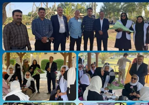 مراسم تکریم سالمندان در پارک معلم آبادان برگزار شد