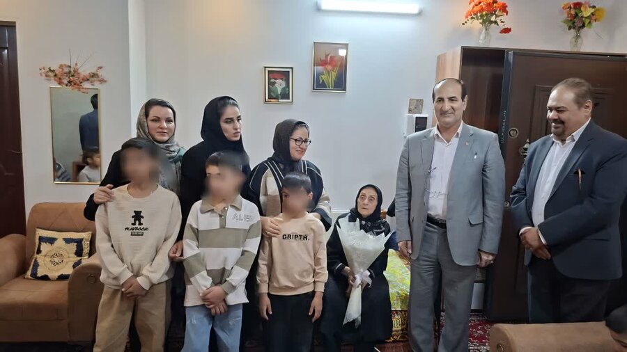 قدردانی سرپرست اداره کل  بهزیستی خراسان شمالی از بانوی نیکوکار شیروانی بابت هدیه یک باب آپارتمان به مبلغ دو میلیارد تومان  