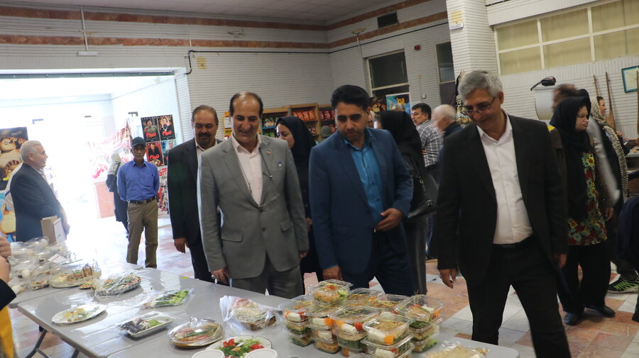 برگزاری مراسم گرامیداشت تکریم و منزلت سالمندان شهرستان در شهرستان شیروان 