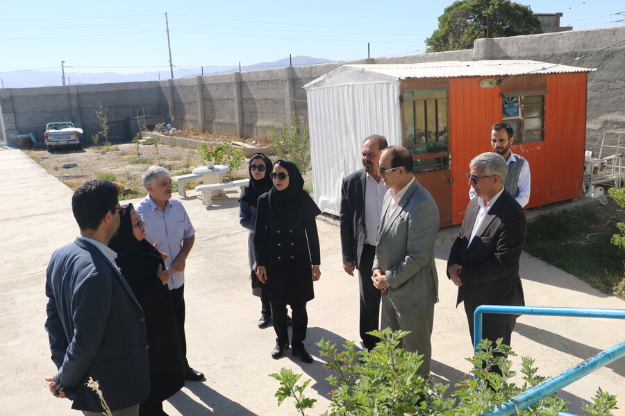 بازدید سرپرست اداره کل بهزیستی استان خراسان شمالی از مراکزشبانه روزی شهرستان شیروان   