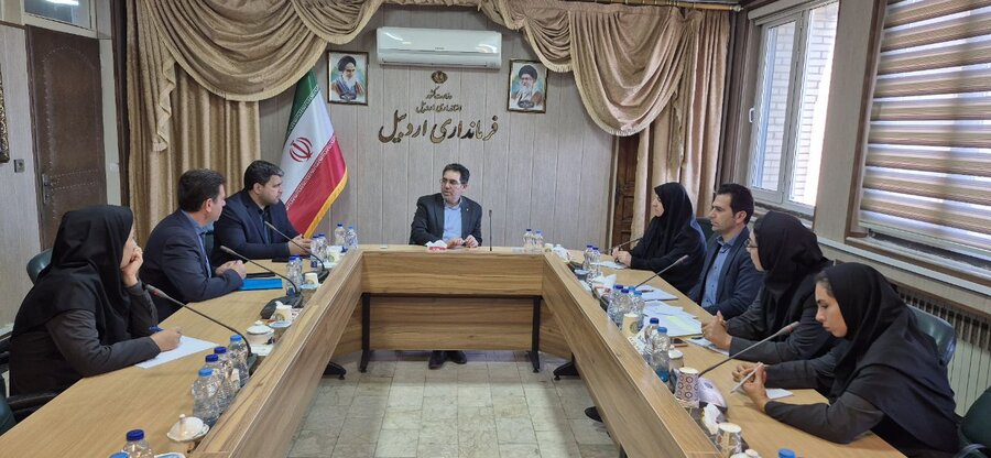 دیدار مدیرکل بهزیستی و فرماندار اردبیل با محوریت ساماندهی و توانمندسازی کودکان کار و خیابانی