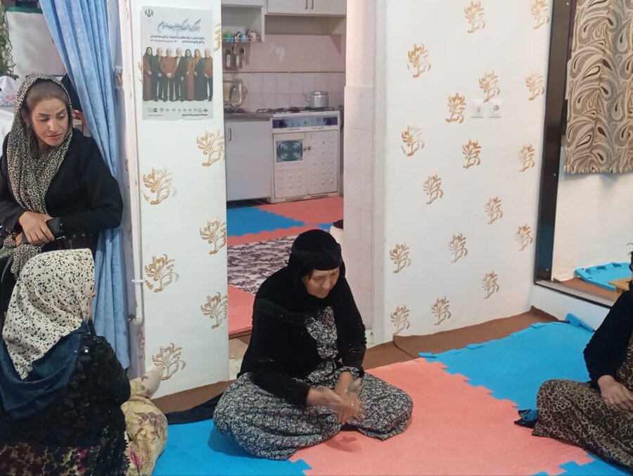 احیای خاطرات کودکی سالمندان دهگلان با بازی‌های بومی محلی و حضور نوه‌ها