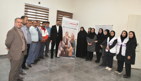 ساوجبلاغ | مراسم گرامیداشت هفته سالمندان ،پایش سلامت  در قالب پویش «رُز مهربانی» در شهر گلسار